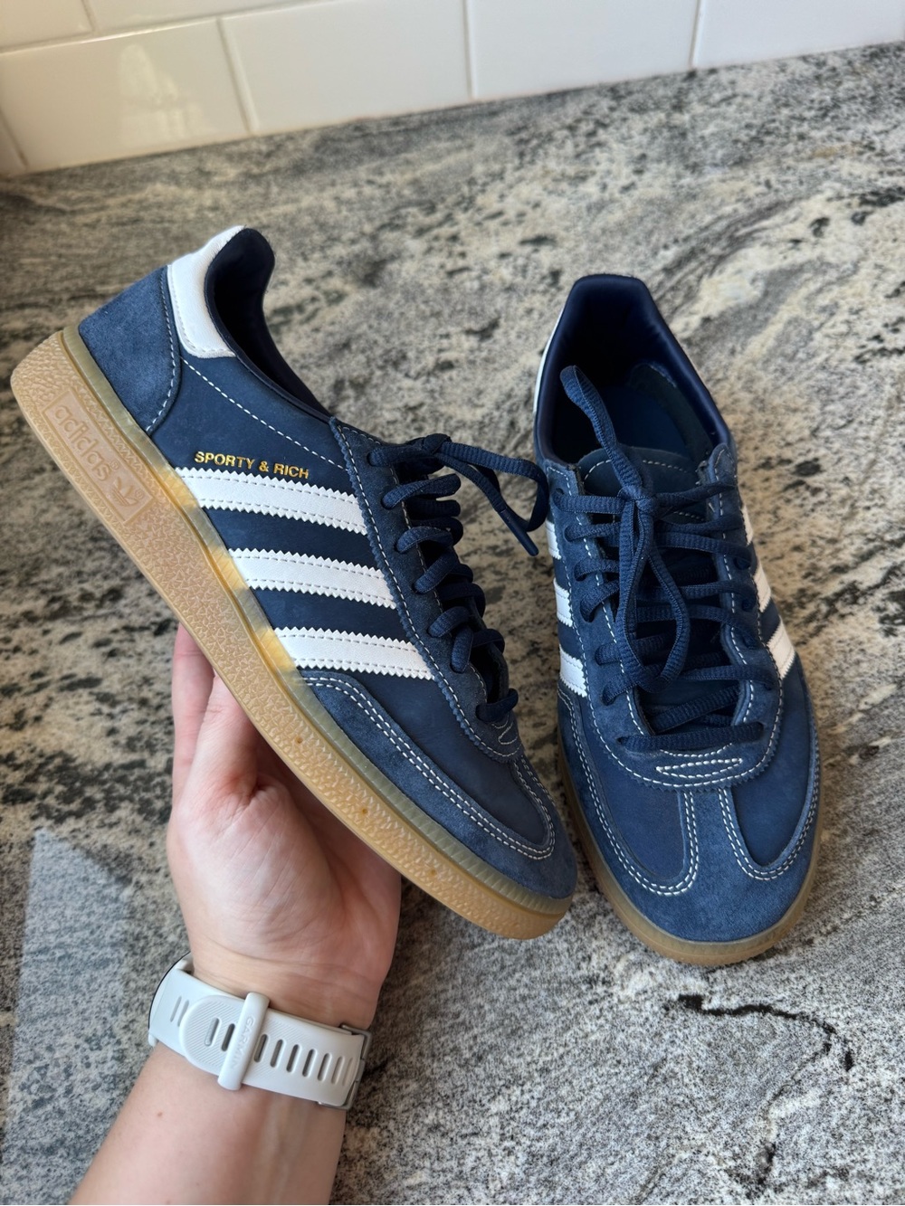 Sporty & Rich x adidas Handball Spezial "Night Indigo" Men’s 6 or Women’s 8 VGUC